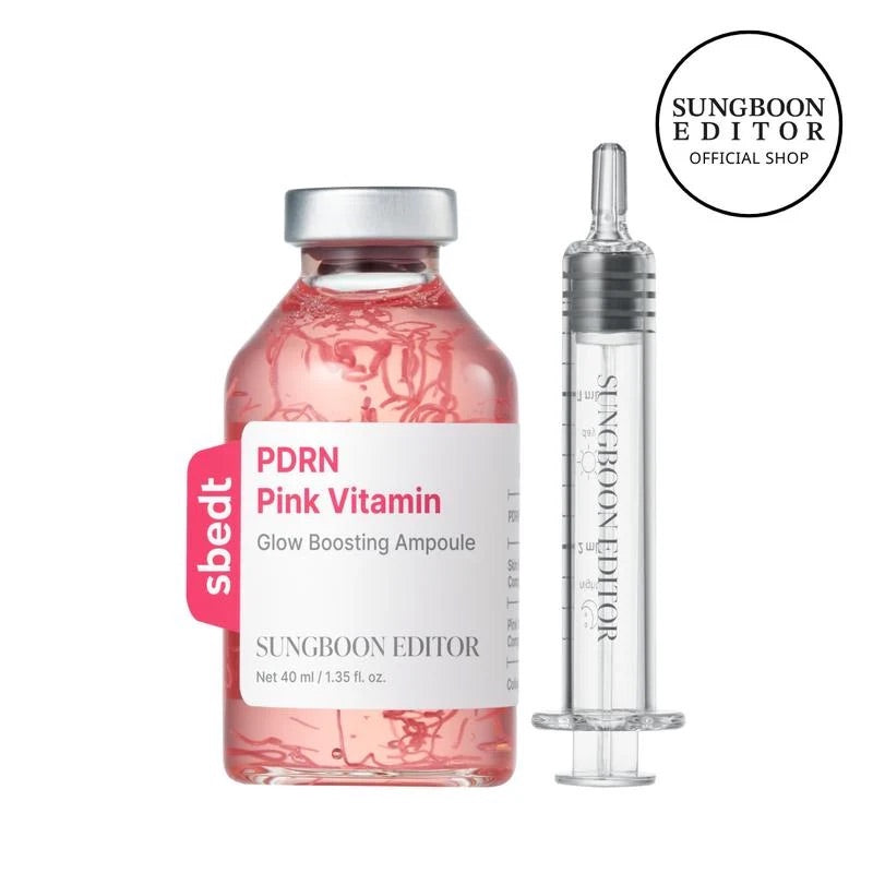 [Sungboon] Final 3 hours 50% off 🔥PDRN Pink Vitamin Glow Boosting Ampoule