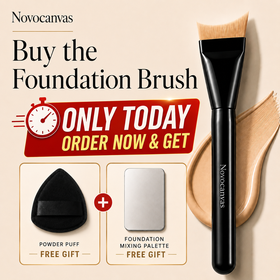 Novocanvas Curved Foundation Brush